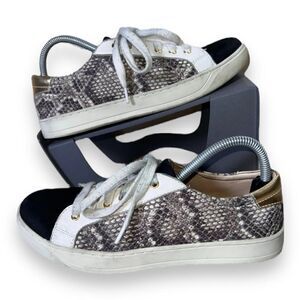 Johnston & Murphy Snakeskin Print Fashion Sneaker 78-13884 Women's 7M